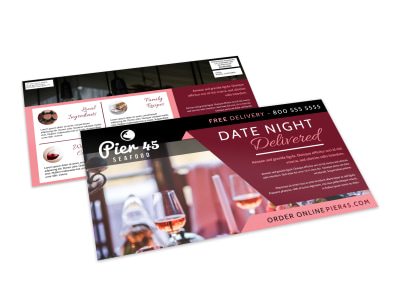 Delivery Service Restaurant EDDM Postcard Template 4p27muo7za preview