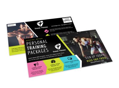 Fitness Special Offer EDDM Postcard Template eq6s91jnzk preview
