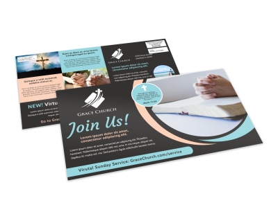 Church Welcome EDDM Postcard Template u5cipxtu1d preview