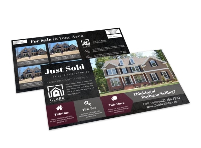 Just Sold Real Estate EDDM Postcard Template l8458e6zdv preview