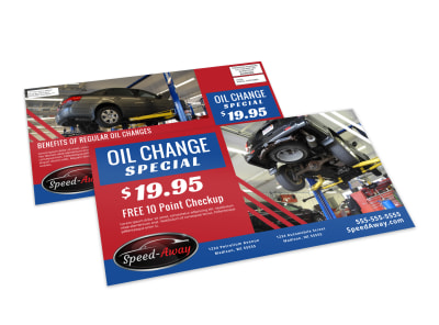 Auto Oil Change EDDM Postcard Template 1ul3yyfyv1 preview
