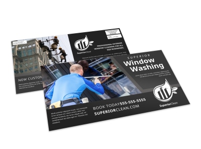 Window Cleaning EDDM Postcard Template iy1p64cnjd preview