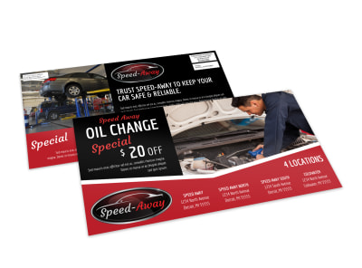 Auto Oil Change EDDM Postcard Template c3ec2x2wvn preview