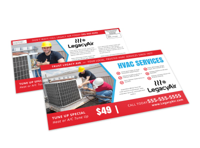 HVAC EDDM Postcard Template r8v9nvfmpj preview