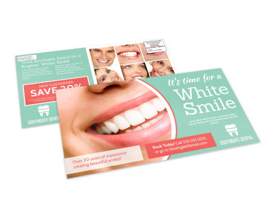 Teeth Whitening Dental EDDM Postcard Template w3t5p2xgvq preview