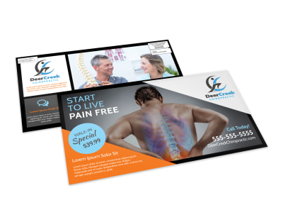 Chiropractic EDDM Postcard Template p6det5lu2e preview