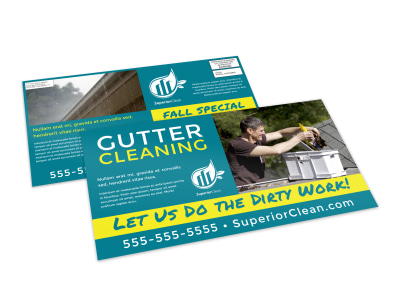 Gutter Cleaning EDDM Postcard Template 4d1l817xsf preview
