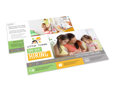 Now Hiring EDDM Postcard Template ah4xm14r0c preview