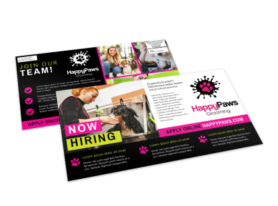 Now Hiring EDDM Postcard Template u26rg1bsw2 preview