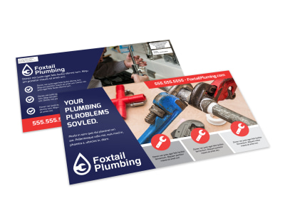 Plumbing EDDM Postcard Template 2ckipejt5z preview