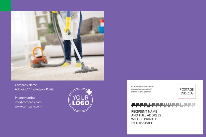 Carpet Cleaning Postcard Template