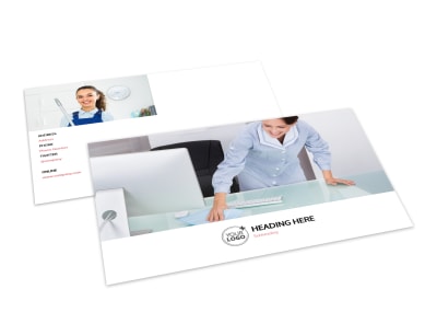 Office Cleaning Postcard Template preview