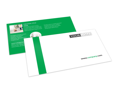 Green Cleaning Postcard Template preview