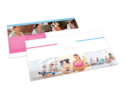 Core Yoga Postcard Template preview