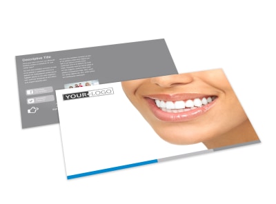 Dentistry & Dental Office Postcard Template preview