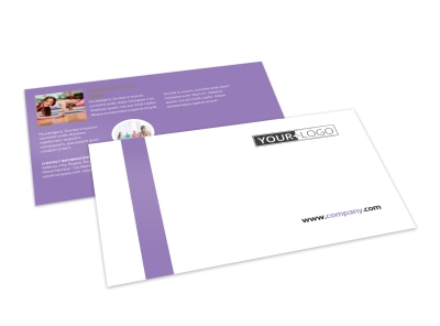 Pilates & Yoga Postcard Template preview
