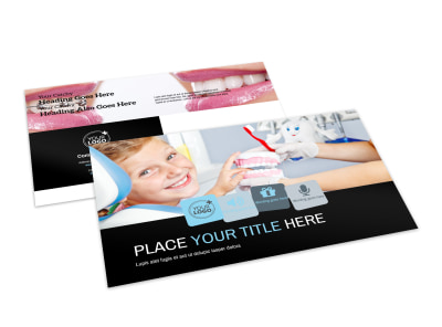 Dentist Office Postcard Template preview
