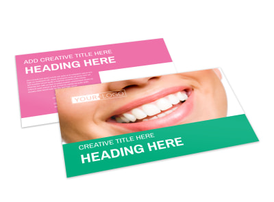 Clean Care Dental Postcard Template preview