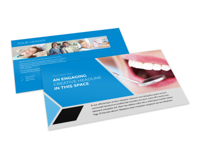 Dental Practice Postcard Template preview
