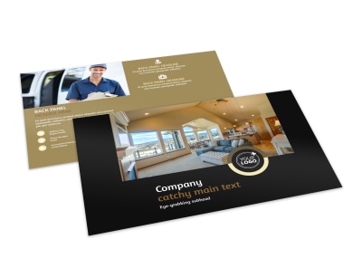Carpet Cleaning Service Postcard Template preview
