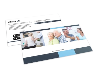 Chiropractor Clinic Postcard Template preview