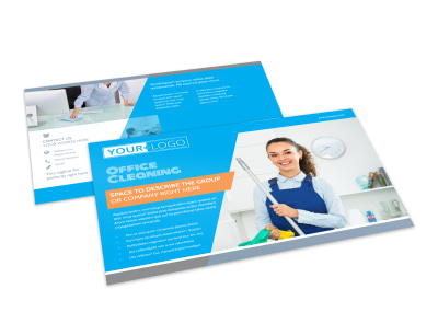 Office Cleaning Specialist Postcard Template preview