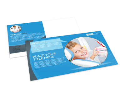 Dental Care Clinic Postcard Template preview