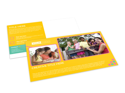 Daycare Postcard Templates | MyCreativeShop