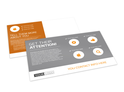 Commercial Cleaning Solutions Postcard Template preview