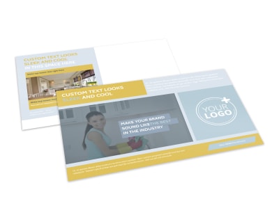 Apartment & Office Cleaners Postcard Template preview