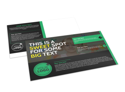 Child Development Center Postcard Template preview