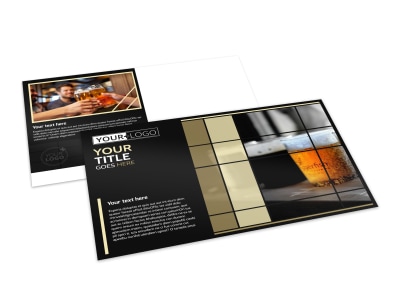 Beer Festival Postcard Template preview