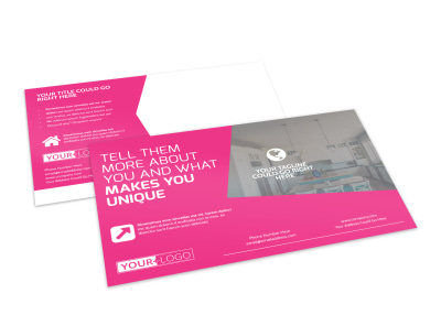 Interior Designers & Decorators Postcard Template preview
