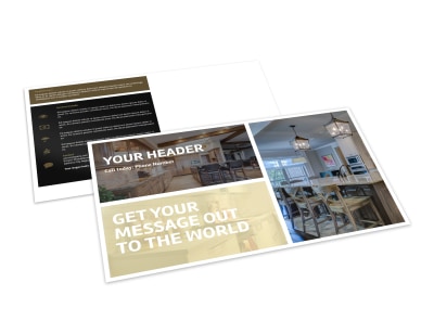 Kitchen Redesign Experts Postcard Template preview