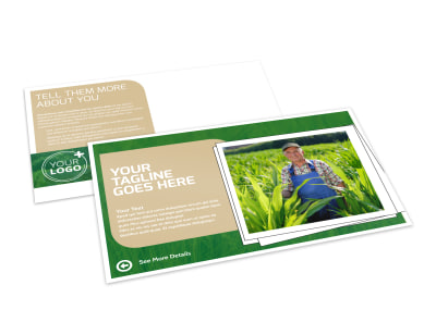 Farmers Insurance Agent Postcard Template preview