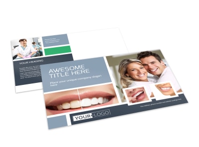Family Dental Practice Postcard Template preview