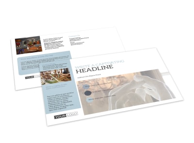 Art & Science Museum Postcard Template preview