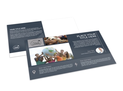Church Outreach Program Postcard Template preview