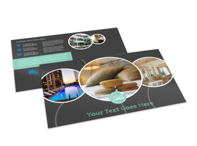 Hotel & Lodging Postcard Template preview