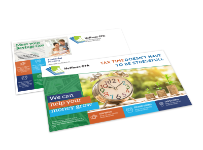 Tax Postcards Template Preview