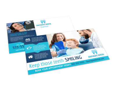 Dental Postcards Template Preview
