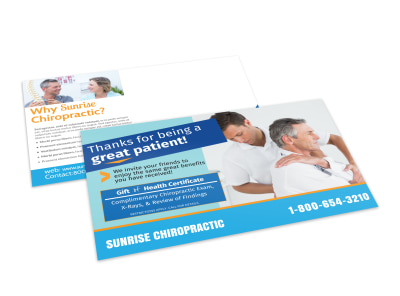 Chiropractic Postcard Template 8equaqjr33 preview