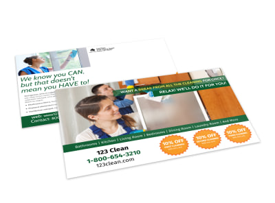 House Cleaning Postcard Template spy4df23c3 preview