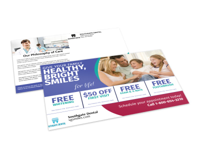 Dental Postcard Template yefervy5zn preview