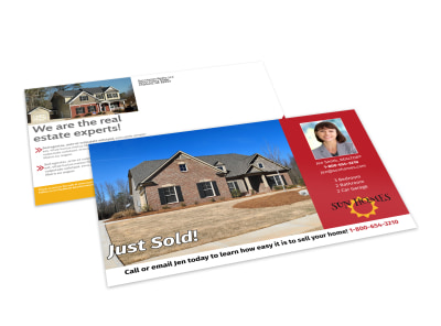 Just Sold Real Estate Postcard Template enn2over5d preview