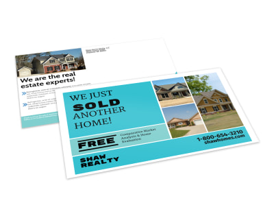 Just Sold Real Estate Postcard Template wtylppmpov preview