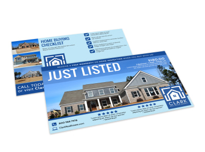 Just Listed Real Estate Postcard Template 1onyay9mmy preview