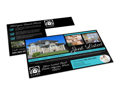 Just Listed Real Estate Postcard Template lofy4qbgbk preview
