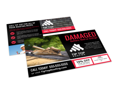 Roofing Postcard Template btbey0fzay preview