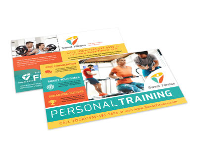 Personal Training Promo Postcard Template 30y5nnd2lt preview